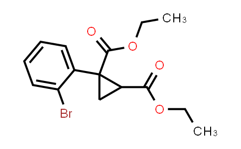 Diethyl 1-(2-bromophenyl)cyclopropane-1,2-dicarboxylate