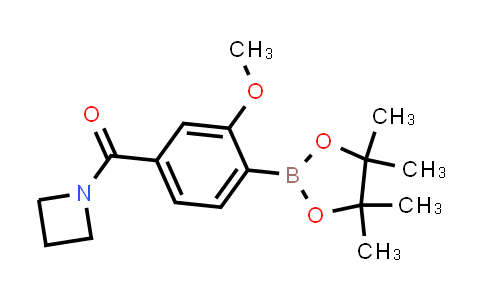 Azetidin-1-yl(3-methoxy-4-(4,4,5,5-tetramethyl-1,3,2-dioxaborolan-2-yl)phenyl)methanone