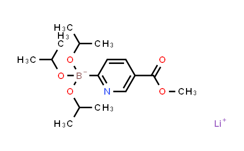 Lithium triisopropoxy(5-(methoxycarbonyl)pyridin-2-yl)borate