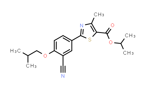 Isopropyl 2-(3-cyano-4-isobutoxyphenyl)-4-methylthiazole-5-carboxylate