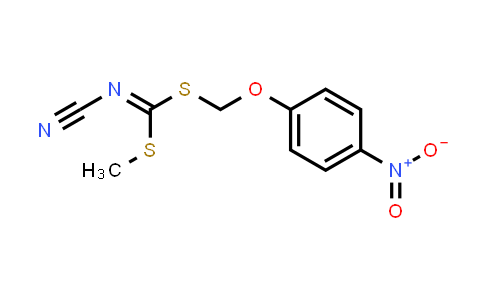 Methyl ((4-nitrophenoxy)methyl) cyanocarbonimidodithioate