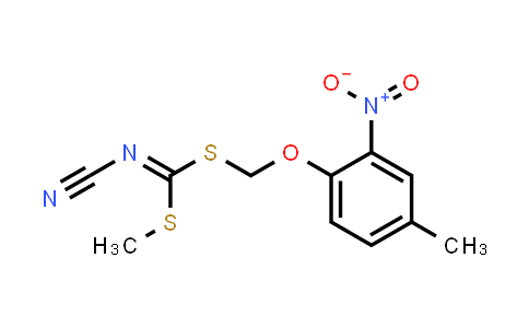 Methyl ((4-methyl-2-nitrophenoxy)methyl) cyanocarbonimidodithioate