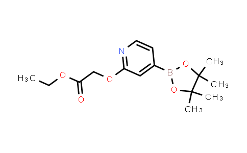 Ethyl 2-((4-(4,4,5,5-tetramethyl-1,3,2-dioxaborolan-2-yl)pyridin-2-yl)oxy)acetate