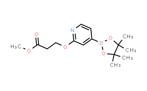 Methyl 3-((4-(4,4,5,5-tetramethyl-1,3,2-dioxaborolan-2-yl)pyridin-2-yl)oxy)propanoate