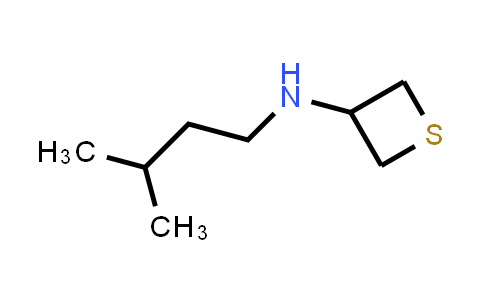 N-(3-methylbutyl)thietan-3-amine