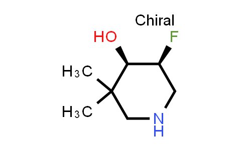 (4R,5S)-rel-5-fluoro-3,3-dimethylpiperidin-4-ol