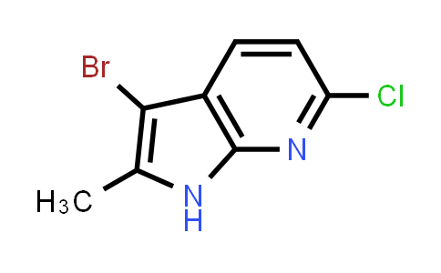 3-bromo-6-chloro-2-methyl-1H-pyrrolo[2,3-b]pyridine