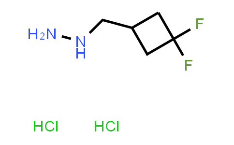 Hydrazine, [(3,3-difluorocyclobutyl)methyl]-, hydrochloride (1:2)