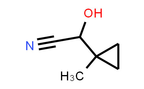 Cyclopropaneacetonitrile, α-hydroxy-1-methyl-