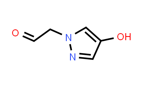 2-(4-hydroxy-1H-pyrazol-1-yl)acetaldehyde