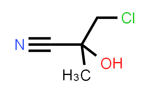 Propanenitrile, 3-chloro-2-hydroxy-2-methyl-