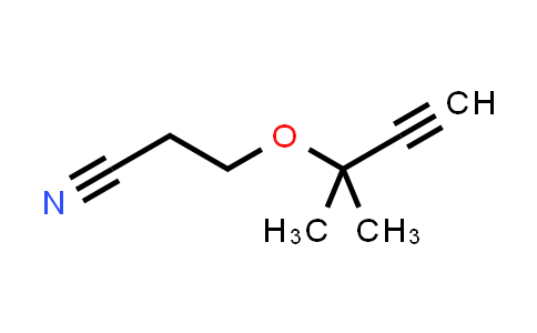 Propanenitrile, 3-[(1,1-dimethyl-2-propyn-1-yl)oxy]-