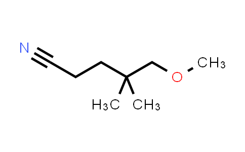 Pentanenitrile, 5-methoxy-4,4-dimethyl-