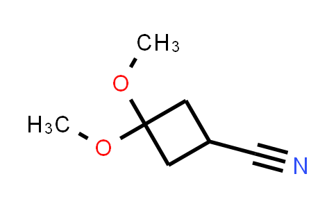 3,3-dimethoxycyclobutanecarbonitrile