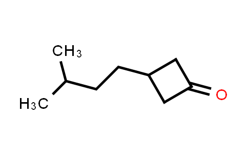 3-(3-methylbutyl)cyclobutan-1-one