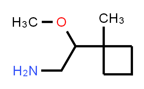 2-methoxy-2-(1-methylcyclobutyl)ethan-1-amine