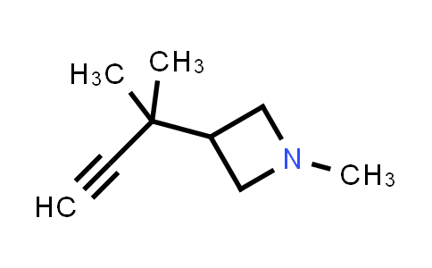 Azetidine, 3-(1,1-dimethyl-2-propyn-1-yl)-1-methyl-