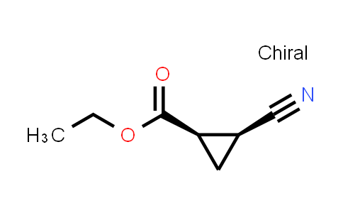 ethyl (1R,2S)-2-cyanocyclopropanecarboxylate