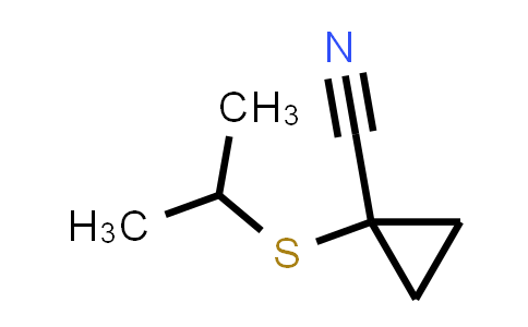 Cyclopropanecarbonitrile, 1-[(1-methylethyl)thio]-