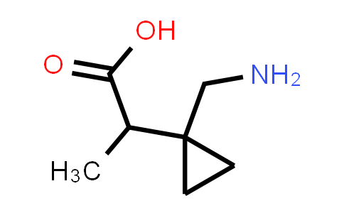 2-[1-(aminomethyl)cyclopropyl]propanoic acid
