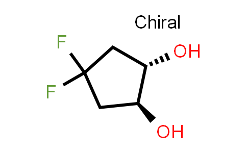 trans-4,4-difluorocyclopentane-1,2-diol