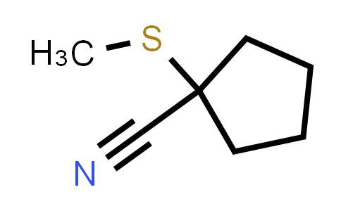 Cyclopentanecarbonitrile, 1-(methylthio)-