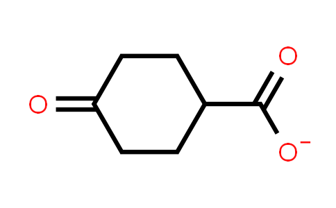 Cyclohexanecarboxylic acid, 4-oxo-, ion(1-)