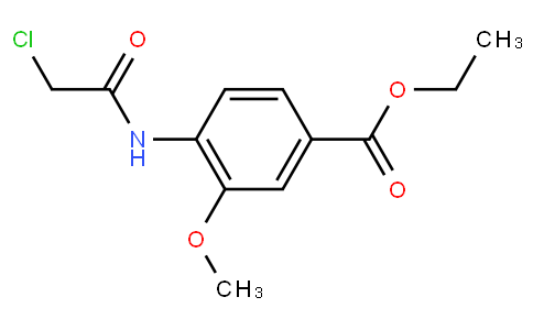 Benzoic acid, 4-​[(2-​chloroacetyl)​amino]​-​3-​methoxy-​, ethyl ester