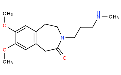 2H-​3-​Benzazepin-​2-​one, 1,​3,​4,​5-​tetrahydro-​7,​8-​dimethoxy-​3-​[3-​(methylamino)​propyl]​-