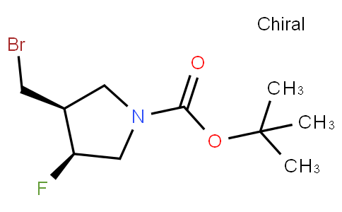 (3S,4S)-3-bromomethyl-1-tert-butoxycarbonyl-4-fluoropyrrolidine