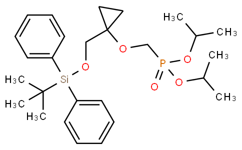 diisopropyl (1-((tert-butyldiphenylsilyloxy)methyl)cyclopropoxy)methylphosphonate