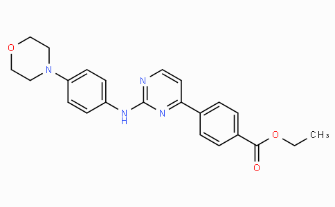 Ethyl 4-(2-(4-MorpholinophenylaMino)pyriMidin-4-yl)benzoate