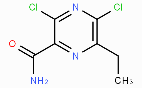 3,5-dichloro-6-ethylpyrazine-2-carboxamide