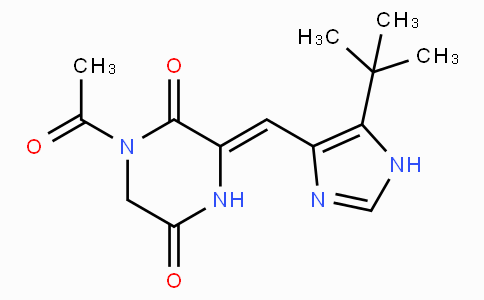 (Z)-1-acetyl-3-((5-(tert-butyl)-1H-imidazol-4-yl)methylene)piperazine-2,5-dione
