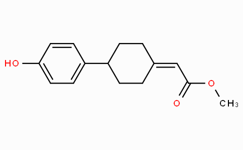 Acetic acid, 2-[4-(4-hydroxyphenyl)cyclohexylidene]-, Methyl ester