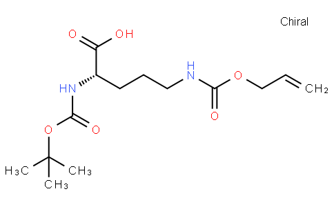 (2S)-2-[(2-methylpropan-2-yl)oxycarbonylamino]-5-(prop-2-enoxycarbonylamino)pentanoic acid