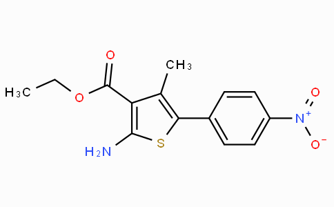 2-Amino-4-methyl-5-(4-nitro-phenyl)-thiophene-3-carboxylic acid ethyl ester