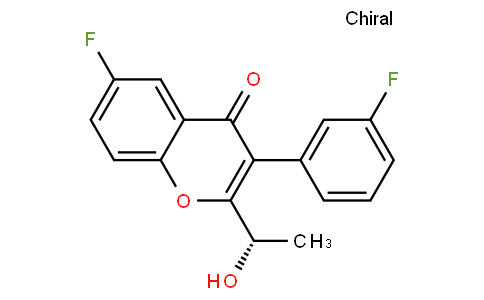 (S)-6-fluoro-3-(3-fluorophenyl)-2-(1-hydroxyethyl)-4H-chromen-4-one