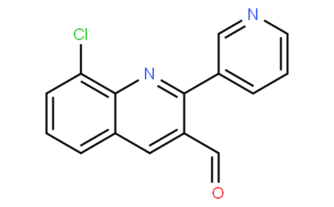 8-chloro-2-(pyridin-3-yl)quinoline-3-carbaldehyde