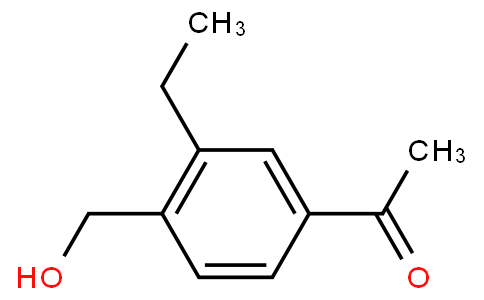 1-(3-ethyl-4-(hydroxymethyl)phenyl)ethanone