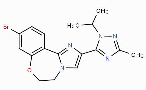 9-bromo-2-(1-isopropyl-3-methyl-1H-1,2,4-triazol-5-yl)-5,6-dihydrobenzo[f ]imidazo[1,2-d][1,4]oxazepine