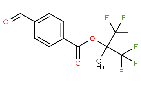 1,1,1,3,3,3-hexafluoro-2-methylpropan-2-yl 4-formylbenzoate
