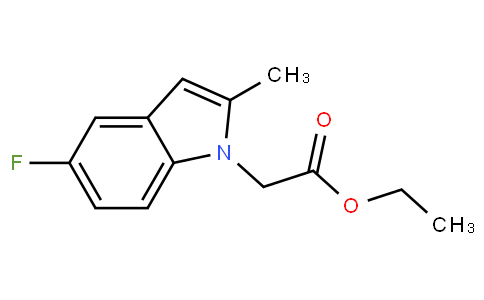 ethyl 2-(5-fluoro-2-methyl-1H-indol-1-yl)acetate