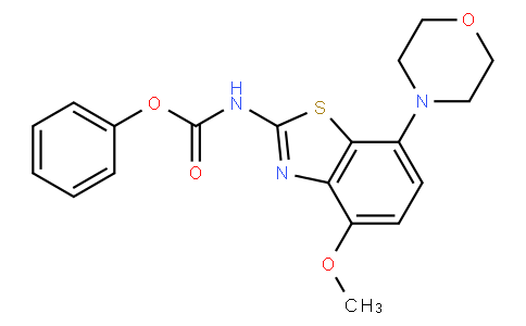 (4-methoxy-7-morpholin-4-yl-benzothiazol-2-yl)-carbamic acid phenyl ester