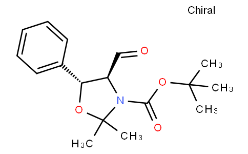 (4S,5R)-tert-butyl 4-formyl-2,2-dimethyl-5-phenyloxazolidine-3-carboxylate