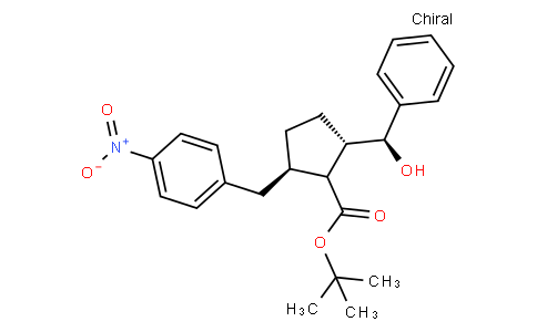 (2S,5R)-tert-butyl 2-((S)-hydroxy(phenyl)methyl)-5-(4-nitrobenzyl)cyclopentanecarboxylate