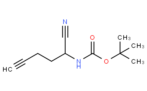 tert-butyl 1-cyanopent-4-ynylcarbamate
