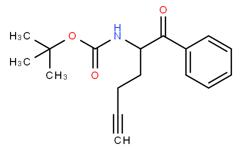 tert-butyl 1-oxo-1-phenylhex-5-yn-2-ylcarbamate