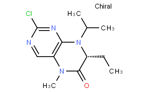 (R)-2-chloro-7-ethyl-8-isopropyl-5-methyl-7,8-dihydropteridin-6(5H)-one