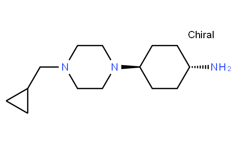 環(huán)己胺，4-[4-（環(huán)丙基甲基）-1-哌嗪基]-，反式